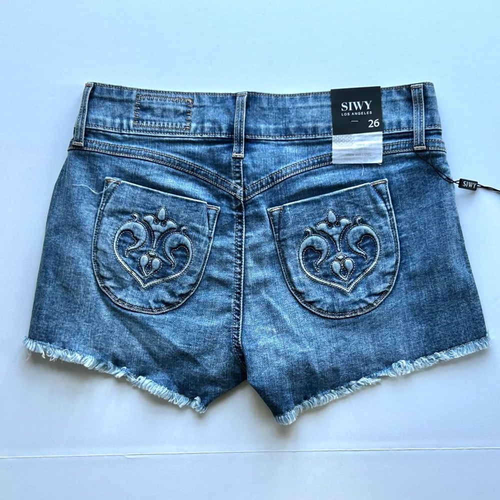 🌸NWT Women’s Siwy Jean Shorts. Size: 26 - Picture 2 of 11